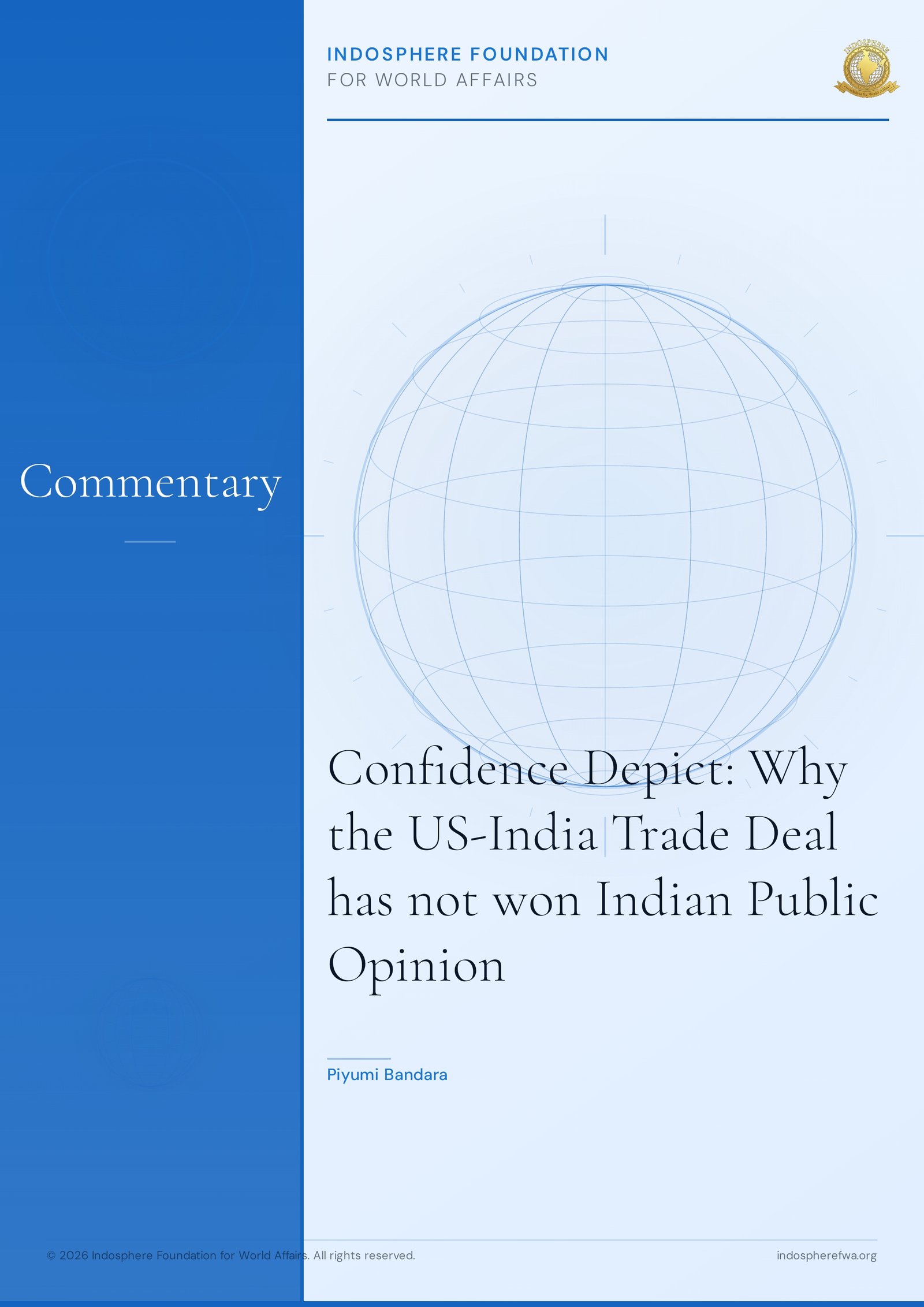 Confidence Depict: Why the US-India Trade Deal has not won Indian Public Opinion