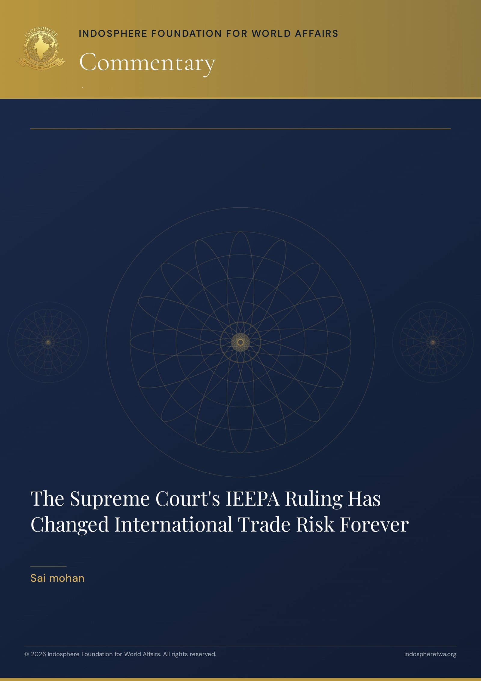 The Supreme Court's IEEPA Ruling Has Changed International Trade Risk Forever