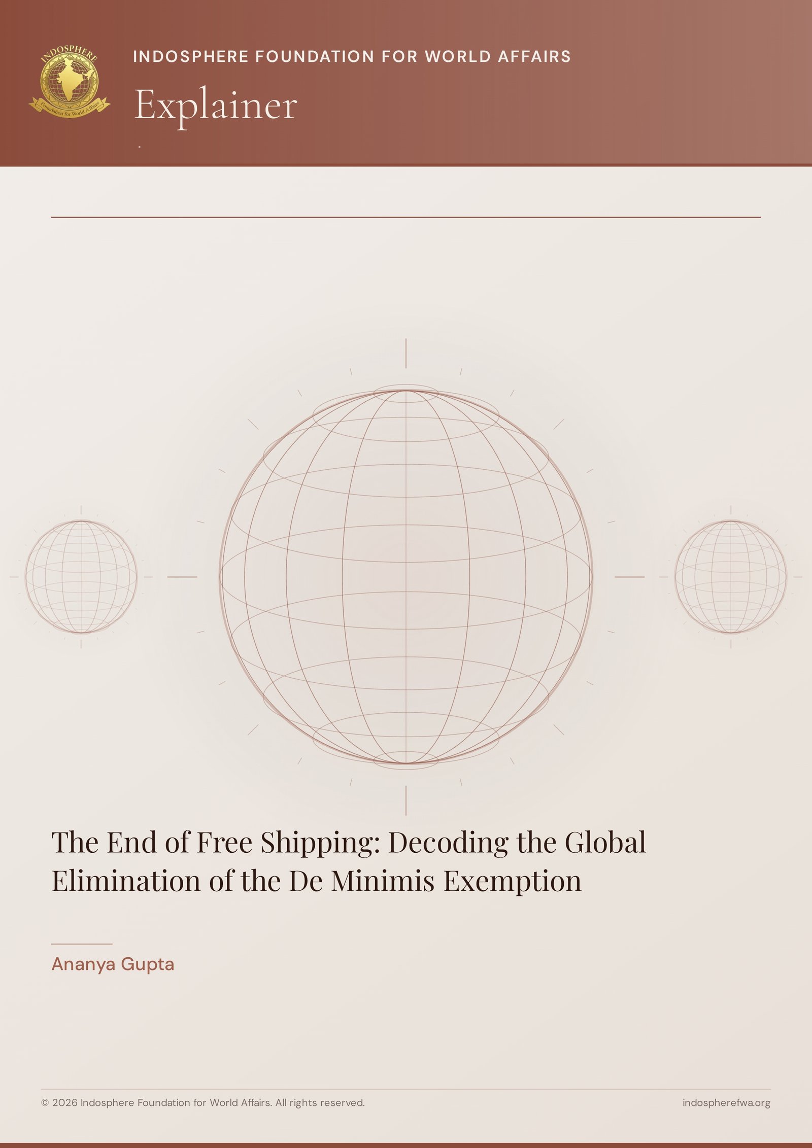 The End of Free Shipping: Decoding the Global Elimination of the De Minimis Exemption