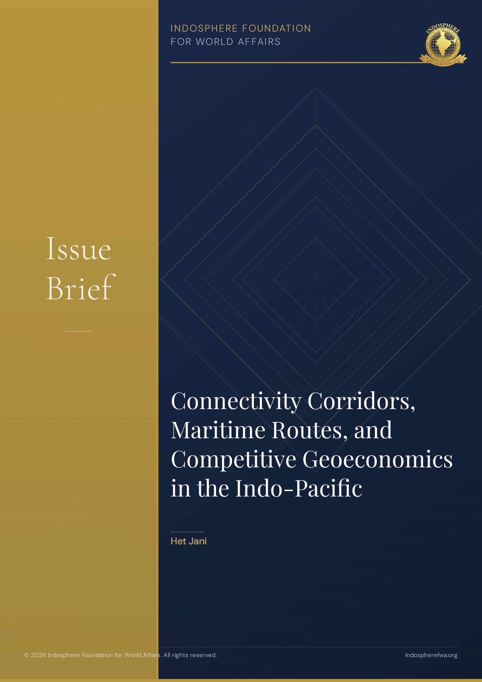 Connectivity Corridors, Maritime Routes, and Competitive Geoeconomics in the Indo-Pacific