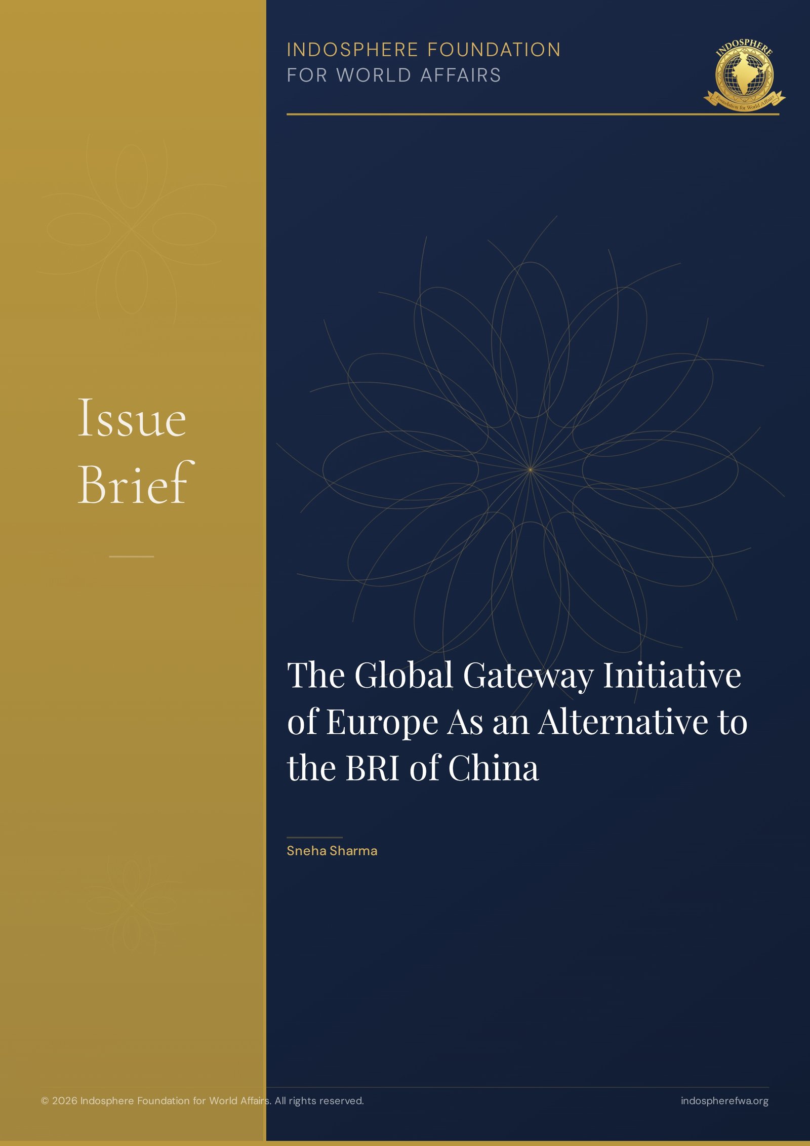 The Global Gateway Initiative of Europe As an Alternative to the BRI of China