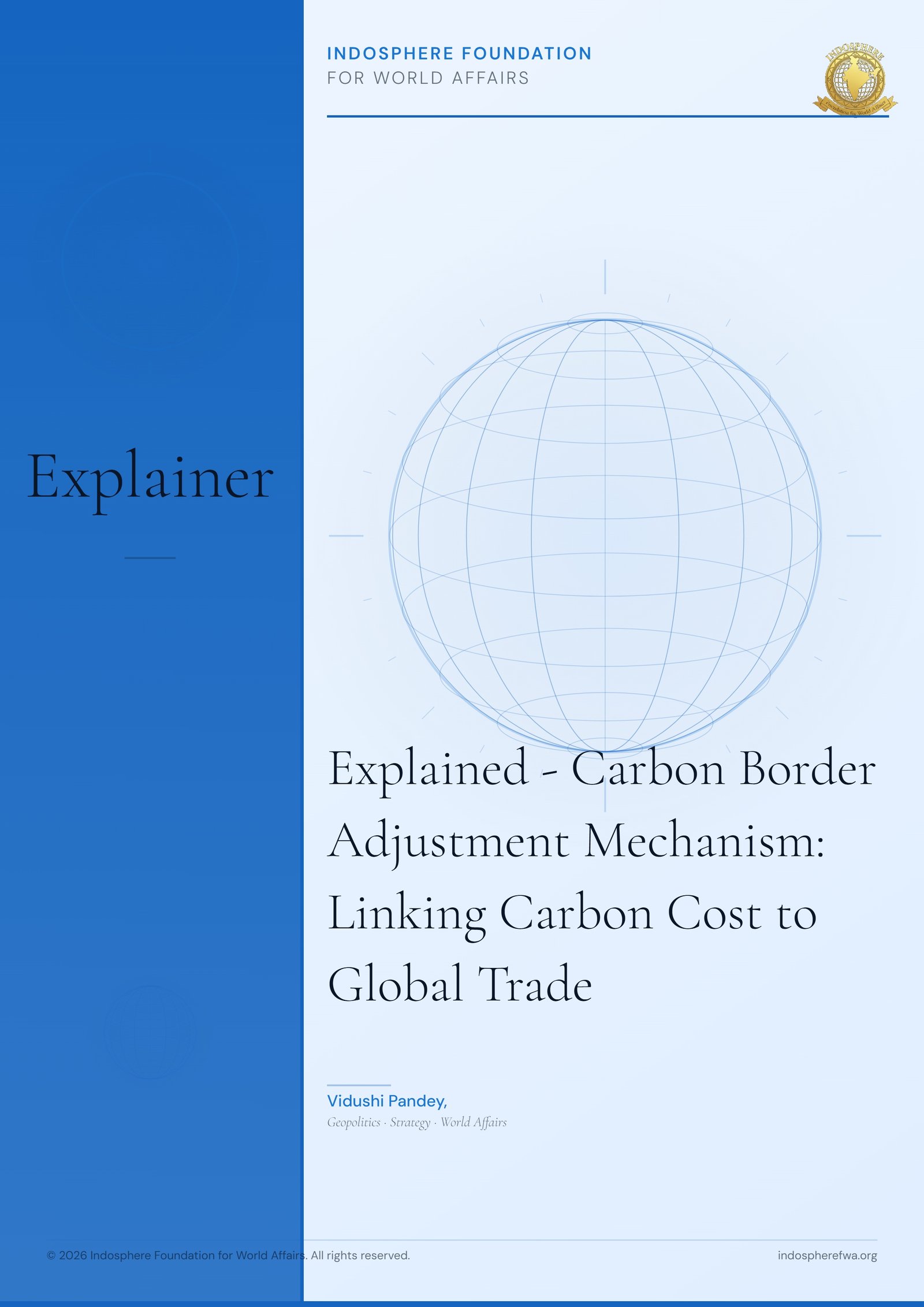 Explained - Carbon Border Adjustment Mechanism: Linking  Carbon Cost to Global Trade